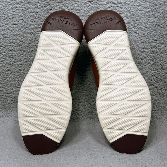 Cole Haan Grand Atlantic Textured Mens Size 10.5 Sneakers Shoes British Tan - Picture 7 of 9